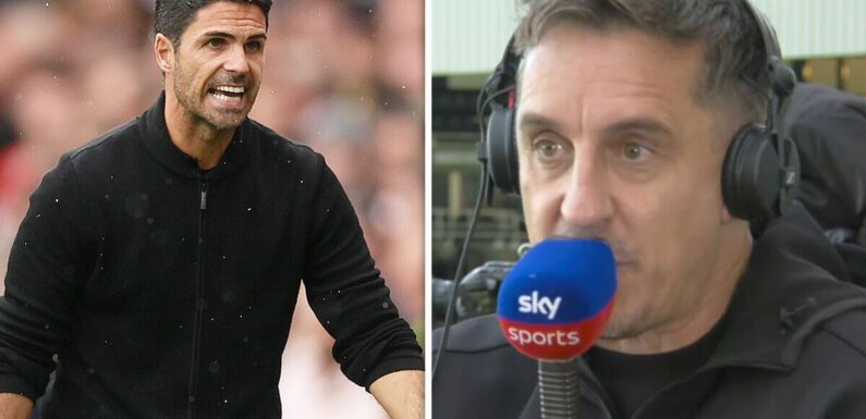 Arsenal boss Arteta has three simple solutions after Neville hits nail on head