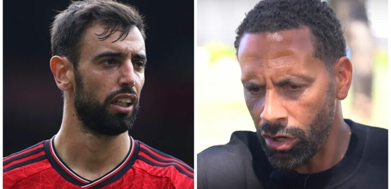 Man Utd hero Ferdinand left with ‘mouth wide open’ after Bruno Fernandes remarks