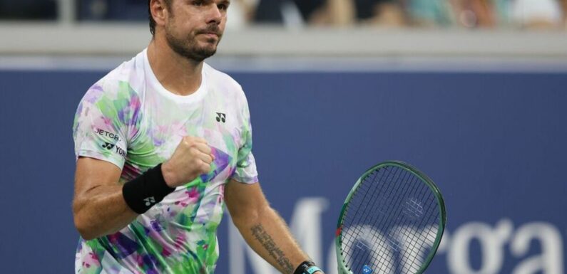 Stan Wawrinka makes US Open history after first-round win