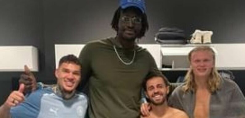 7ft 6 basketball star Mamadou N'Diaye DWARFS Erling Haaland