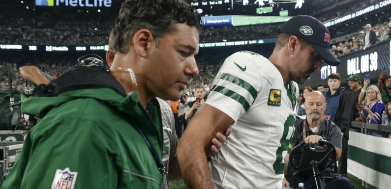Aaron Rodgers' arrival likely too good to be true for Jets after season-opening injury