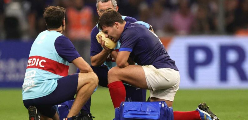 Antoine Dupont returns to France World Cup squad after cheekbone surgery