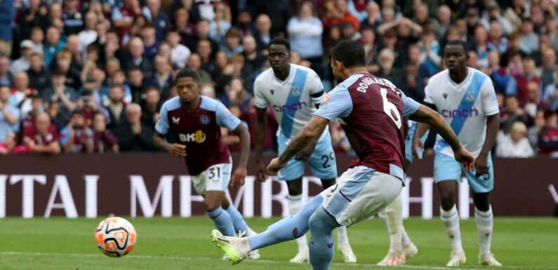 Aston Villa leave it late to beat Crystal Palace as Roy Hodgson misses match