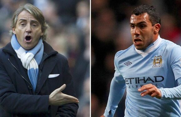 Carlos Tevez and Roberto Mancini had a ‘really, really bad’ clash at Man City