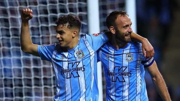 Coventry 1-1 Huddersfield: Helik nets last-gasp equaliser for visitors