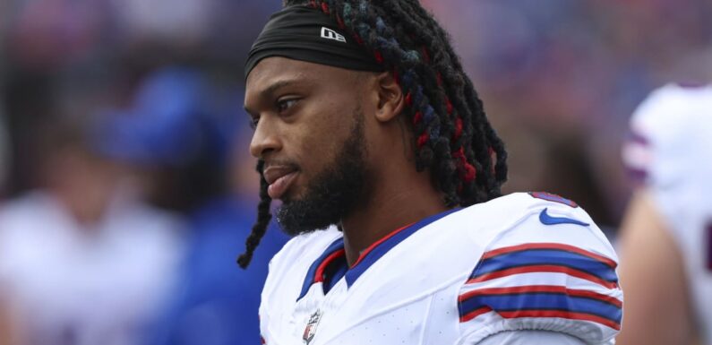 Damar Hamlin expected to be healthy inactive in Bills' season opener vs. Jets on 'Monday Night Football'