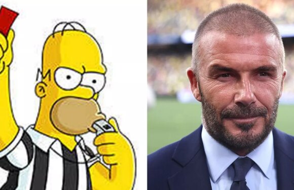 David Beckham was rejected for The Simpsons as he ‘wasn’t famous enough’