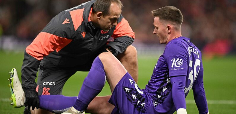 Dean Henderson will undergo a scan after he limped off on his debut