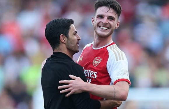 Declan Rice says Mikel Arteta was the main reason he joined Arsenal