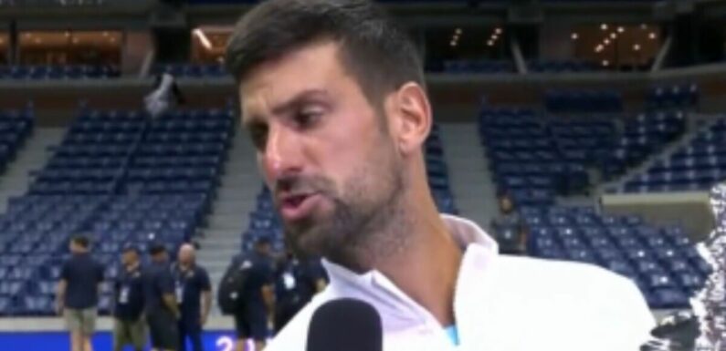 Djokovic cuts off US Open interview to break into song again with Sinatra tune