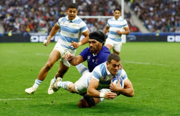 Emiliano Boffelli stars as Argentina grind out Rugby World Cup victory over Samoa