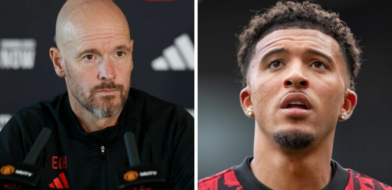 Erik ten Hag issues telling Jadon Sancho response as Man Utd boss breaks silence