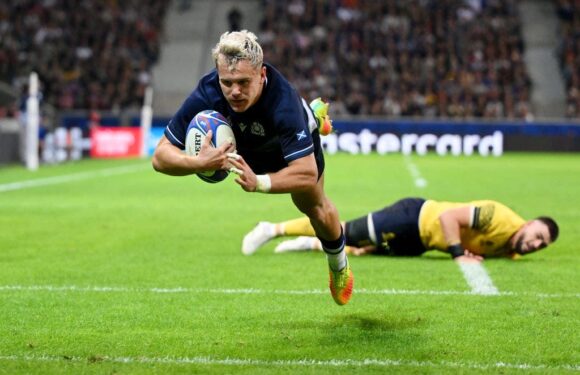 Four-try Darcy Graham helps Scotland thrash Romania and set up Ireland showdown