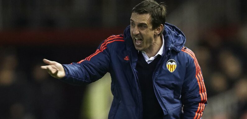 Gary Neville admits the Valencia job 'was too much for me'