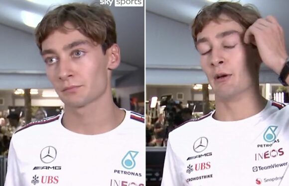 George Russell on verge of tears as he apologises for last-lap Singapore crash