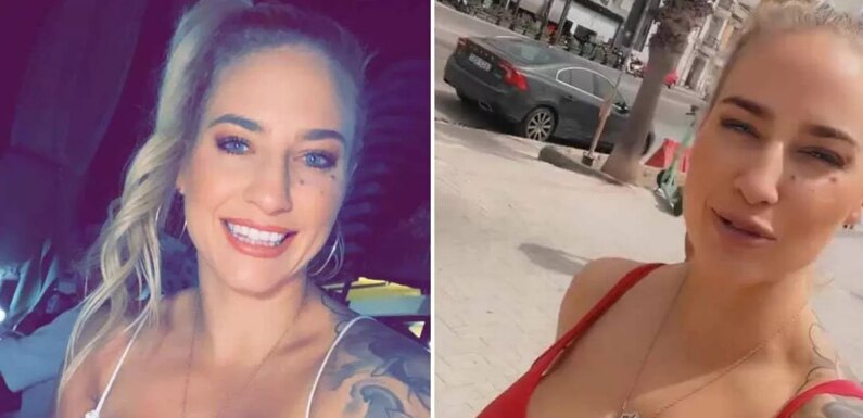 Gorgeous Ebanie Bridges wows in skimpy white top as boxing champ goes on holiday