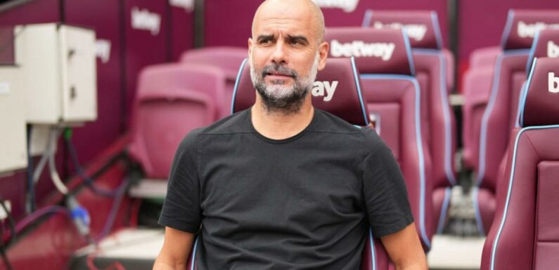 Guardiola gives injury update on Man City trio ahead of Champions League opener