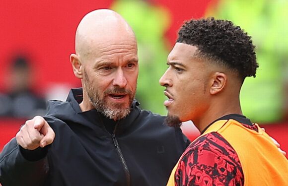 Jadon Sancho barred from Man Utd canteen by Ten Hag and forced to eat with kids