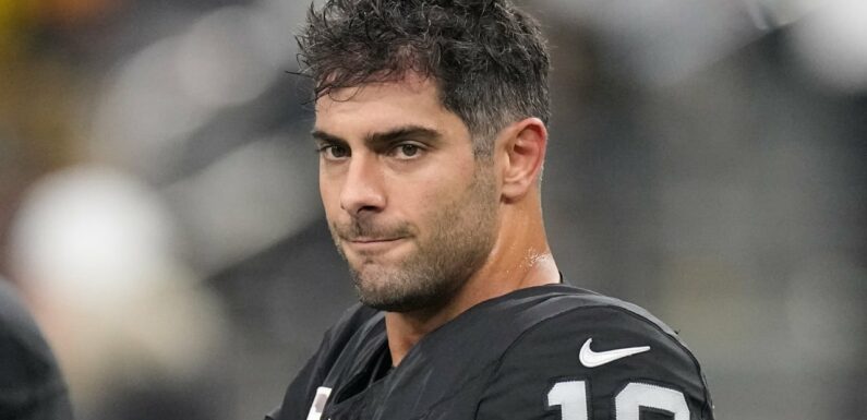 Jimmy Garoppolo remains in concussion protocol; Raiders to see how QB progresses through week