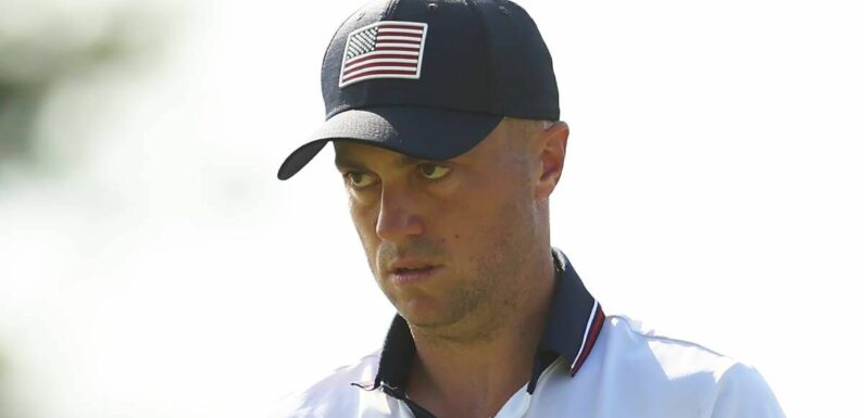 Justin Thomas reaction caught on camera as USA teammates suffer Ryder Cup defeat