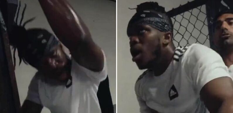 KSI ‘almost passes out’ as boxing training for Tommy Fury fight gets intense