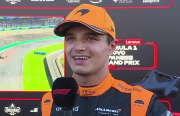 Lando Norris fires threat to Max Verstappen after McLaren smash Japanese GP