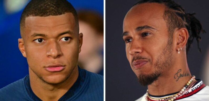 Lewis Hamilton set to further increase his fortune after Kylian Mbappe link-up