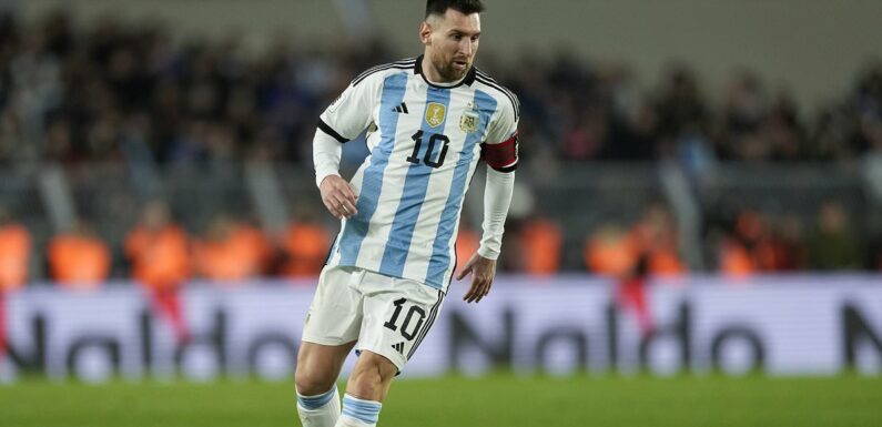 Lionel Messi 'is travelling with Argentina squad to Bolivia'