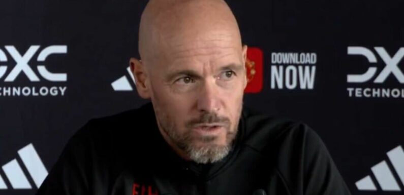 Man Utd boss Erik ten Hag defends his agent and hints club may have leak