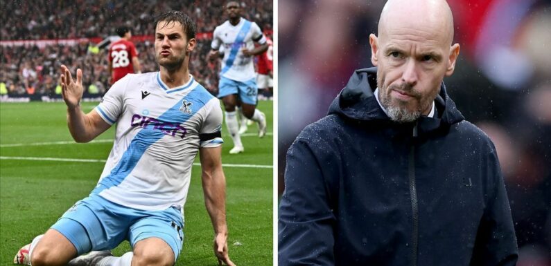 Man Utd concern over Rashford and Ten Hag record implodes in dire Palace defeat