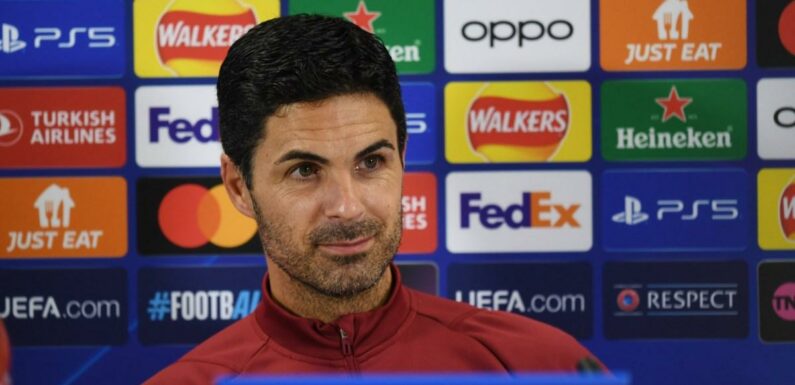 Mikel Arteta admits he's 'at fault' over Arsenal star's lack of playing time