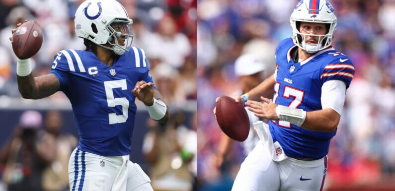 NFL stats and records, Week 2: Colts' Anthony Richardson in elite company; Bills' Josh Allen back on track