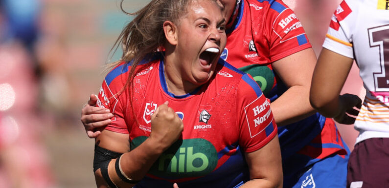 Newcastle scramble home to book NRLW grand final spot