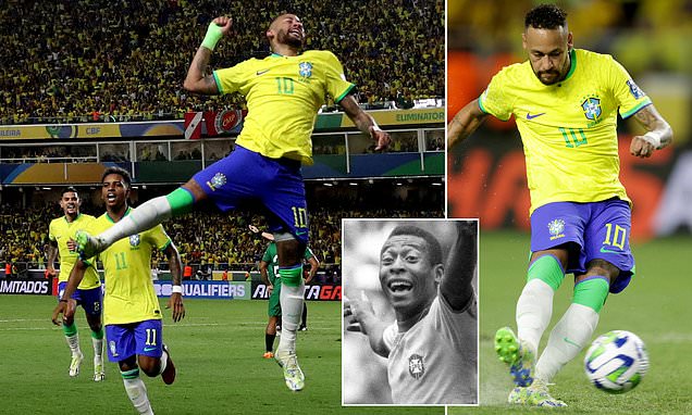 Neymar breaks Pele's record and becomes Brazil's top goal scorer