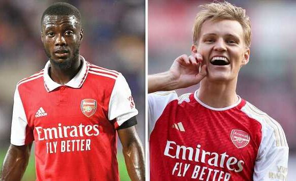 Nicolas Pepe quitting Arsenal could be great news for Martin Odegaard