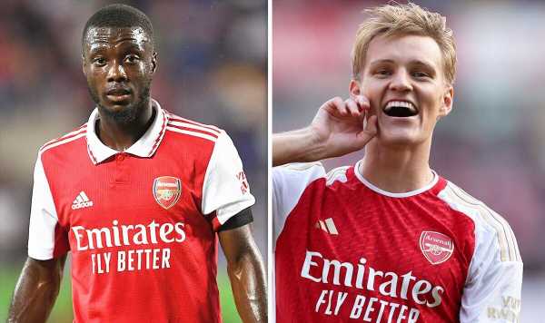 Nicolas Pepe quitting Arsenal could be great news for Martin Odegaard