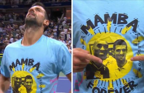 Novak Djokovic amazes US Open crowd with Kobe Bryant tribute moments after win