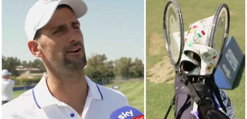 Novak Djokovic has explanation after having tennis rackets in Ryder Cup bag