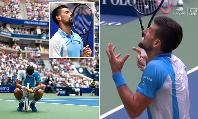 Novak Djokovic loses his cool with fan during US Open quarterfinals