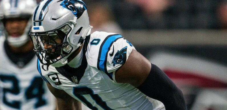 Panthers pass rusher Brian Burns says contract talks 'on hold' with 2023 season underway