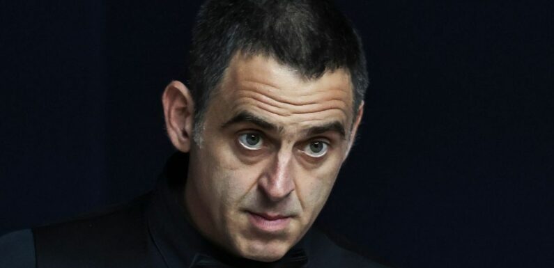 Ronnie O’Sullivan ‘gets scared looking at a snooker table’ due to struggles