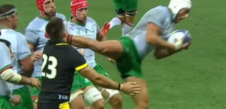 Rugby World Cup star banned for kung fu kick as referee makes ‘worst decision’