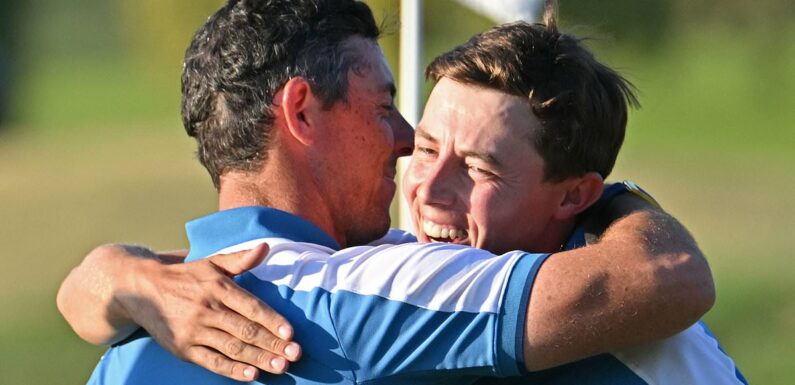 Ryder Cup 2023: Matt Fitzpatrick pays tribute to Rory McIlroy