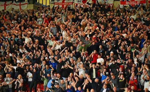 Scotland and England fans clash at Hampden as bottled supporter needs treatment