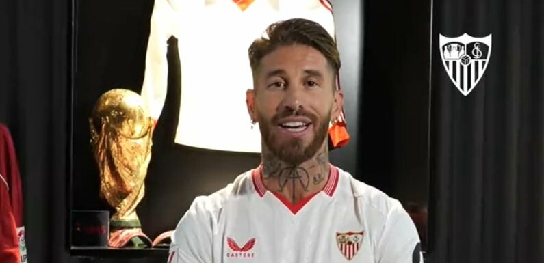 Sergio Ramos completes fairytale return to Sevilla after 18 years