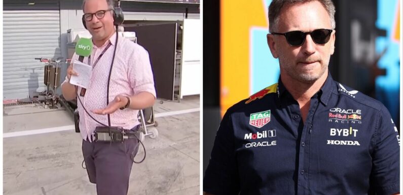 Ted Kravitz calls out Christian Horner over ‘not cool’ Carlos Sainz remark