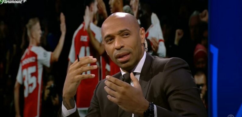 Thierry Henry reveals his only doubt over Arsenal's Champions League chances