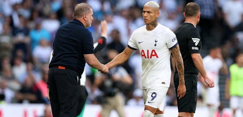 Tottenham boss Postecoglou vows to give Richarlison support he needs