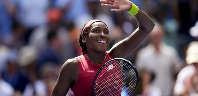 US Open: Gauff into first semi-final after win over Ostapenko