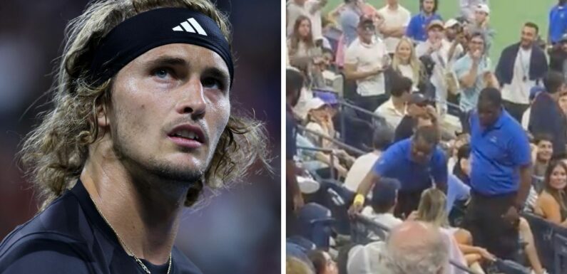 US Open fan kicked out for shouting ‘famous Hitler phrase’ at Alexander Zverev